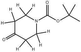 tert-butyl 4-oxopiperidine-1-carboxylate-2,2,3,3,5,5,6,6-d8 Structure