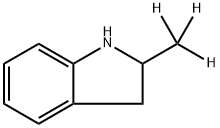 2-(trideuteriomethyl)-2,3-dihydro-1H-indole 구조식 이미지