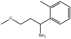 3-METHOXY-1-(2-METHYLPHENYL)PROPAN-1-AMINE Structure