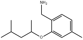 {4-methyl-2-[(4-methylpentan-2-yl)oxy]phenyl}methanamine Structure