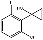 1-(2-chloro-6-fluorophenyl)cyclopropan-1-ol 구조식 이미지