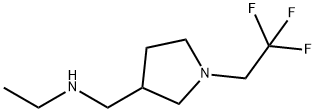 ethyl(pyrrolidin-3-ylmethyl)(2,2,2-trifluoroethyl)amine Structure