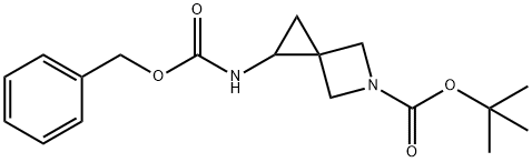 tert-butyl 1-benzyloxycarbonylamino-5-aza-spiro[2.3]hexane-5-carboxylate Structure