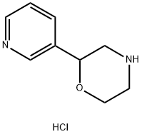 2-(Pyridin-3-yl)morpholine hydrochloride Structure