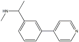 methyl({1-[3-(pyridin-4-yl)phenyl]ethyl})amine 구조식 이미지