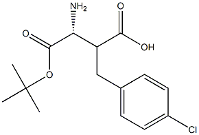 Boc-(R)-3-amino-2-(4-chlorobenzyl)propanoicacid 구조식 이미지