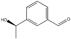 3-[(1R)-1-hydroxyethyl]benzaldehyde 구조식 이미지