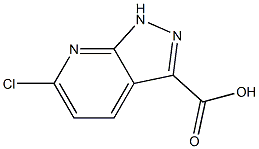 6-chloro-1H-pyrazolo[3,4-b]pyridine-3-carboxylic acid Structure