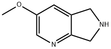 3-Methoxy-6,7-dihydro-5H-pyrrolo[3,4-b]pyridine 구조식 이미지