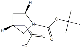 (1S,4R,5R)-2-[(tert-butoxy)carbonyl]-2-azabicyclo[2.1.1]hexane-5-carboxylic acid Structure