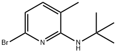 2-Pyridinamine, 6-bromo-N-(1,1-dimethylethyl)-3-methyl- Structure