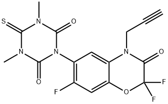 trifludimoxazin 구조식 이미지