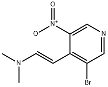 2-(3-Bromo-5-nitro-4-pyridinyl)-N,N-dimethylethenamine 구조식 이미지