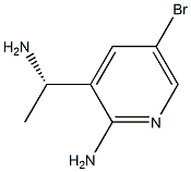 (S)-3-(1-aminoethyl)-5-bromopyridin-2-amine Structure