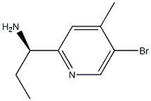 (1R)-1-(5-BROMO-4-METHYL(2-PYRIDYL))PROPYLAMINE Structure