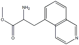 METHYL 2-AMINO-3-(5-ISOQUINOLYL)PROPANOATE 구조식 이미지