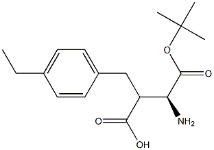 Boc-(S)-3-amino-2-(4-ethylbenzyl)propanoicacid Structure