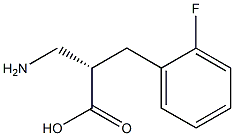 (S)-3-amino-2-(2-fluorobenzyl)propanoicacid Structure