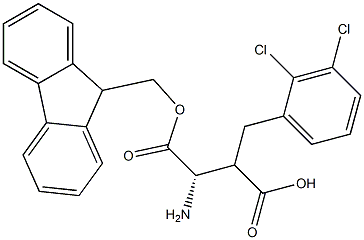 Fmoc-(S)-3-amino-2-(2,3-dichlorobenzyl)propanoicacid Structure