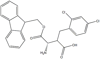 Fmoc-(S)-3-amino-2-(2,4-dichlorobenzyl)propanoicacid Structure