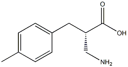 (S)-3-amino-2-(4-methylbenzyl)propanoicacid Structure