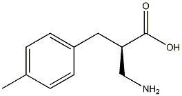 (R)-3-amino-2-(4-methylbenzyl)propanoicacid Structure