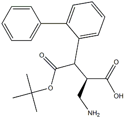 Boc-(R)-3-([1,1'-biphenyl]-2-yl)-2-(aminomethyl)propanoicacid Structure