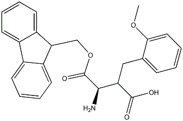 Fmoc-(R)-3-amino-2-(2-methoxybenzyl)propanoicacid Structure