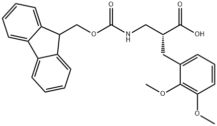 Fmoc-(R)-3-amino-2-(2,3-dimethoxybenzyl)propanoicacid Structure