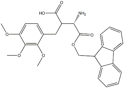 Fmoc-(S)-3-amino-2-(2,3,4-trimethoxybenzyl)propanoicacid Structure