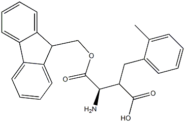 Fmoc-(R)-3-amino-2-(2-methylbenzyl)propanoicacid Structure