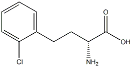 (R)-2-Amino-4-(2-chlorophenyl)butanoic acid Structure