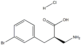 (R)-3-amino-2-(3-bromobenzyl)propanoicacid-HCl Structure