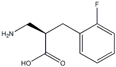 (R)-3-amino-2-(2-fluorobenzyl)propanoicacid Structure