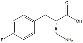 (S)-3-amino-2-(4-fluorobenzyl)propanoicacid 구조식 이미지