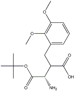 Boc-(S)-3-amino-2-(2,3-dimethoxybenzyl)propanoicacid Structure