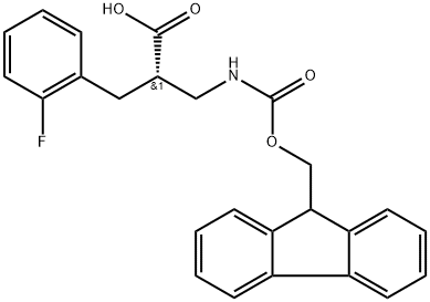 Fmoc-(S)-3-amino-2-(2-fluorobenzyl)propanoicacid Structure