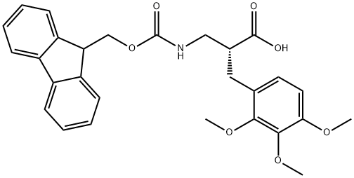 Fmoc-(R)-3-amino-2-(2,3,4-trimethoxybenzyl)propanoicacid Structure