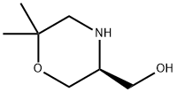 (3S)-6,6-dimethyl-3-Morpholinemethanol Structure