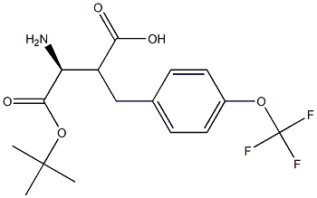 Boc-(S)-3-amino-2-(4-(trifluoromethoxy)benzyl)propanoicacid Structure