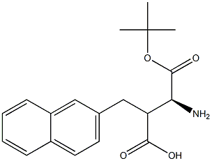 Boc-(S)-3-amino-2-(naphthalen-2-ylmethyl)propanoicacid Structure