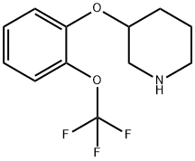 3-(2-(Trifluoromethoxy)phenoxy)piperidine Structure