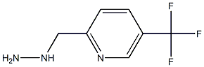2-(Hydrazinylmethyl)-5-(trifluoromethyl)pyridine 구조식 이미지