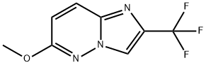 6-Methoxy-2-(trifluoromethyl)imidazo[1,2-b]pyridazine Structure