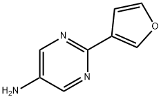 5-Amino-2-(3-furyl)pyrimidine Structure