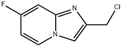 2-(chloromethyl)-7-fluoroimidazo[1,2-a]pyridine 구조식 이미지
