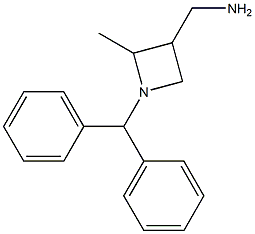 (1-benzhydryl-2-methylazetidin-3-yl)methanamine 구조식 이미지