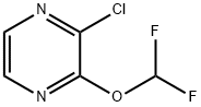 2-chloro-3-(difluoromethoxy)pyrazine 구조식 이미지