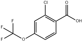 2-Chloro-4-(trifluoromethoxy)benzoic acid Structure