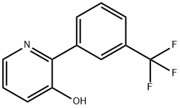 3-Hydroxy-2-(3-trifluoromethylphenyl)pyridine Structure